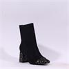 Una Healy Homegrown Toecap Ankle Boot - Black Leopard